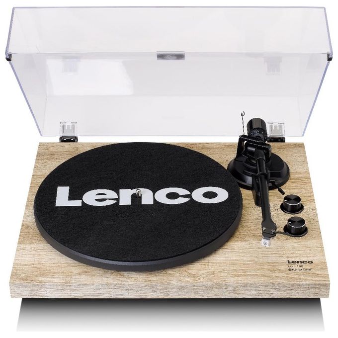 Image of Lenco Lbt-188 Giradischi con Trasmissione a Cinghia Bluetooth 2 Velocita' Pine