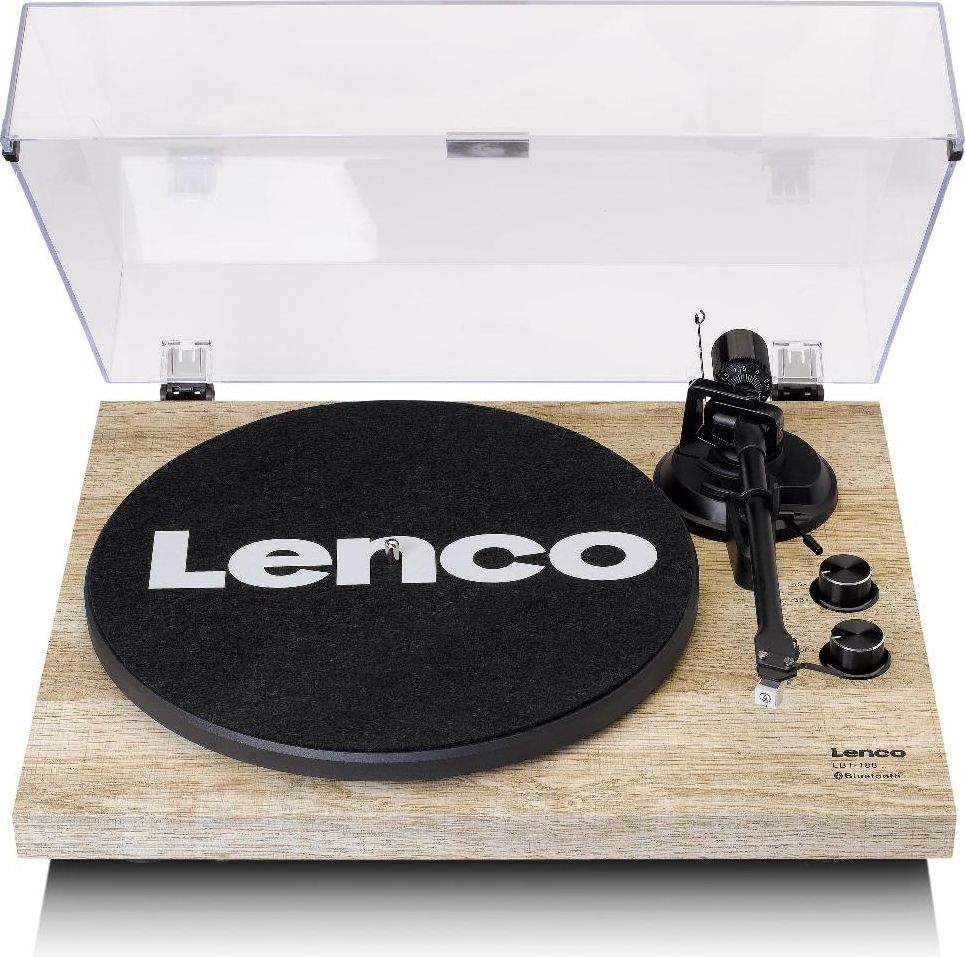 Lenco Lbt-188 Giradischi con Trasmissione a Cinghia Bluetooth 2 Velocita' Pine