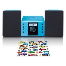 MC-013 Impianto Stereo per Bambini Lettore Cd Display Lcd Ingresso AUX Blu