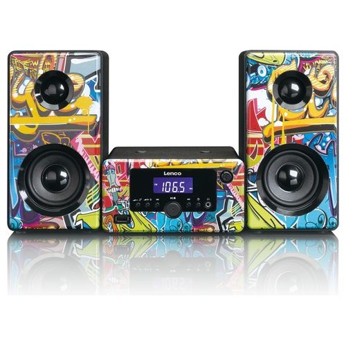 Lenco MC-020 Home audio mini system 10W Multicolour