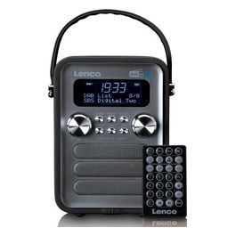 Lenco PDR-051 Radio Portatile DAB Nero