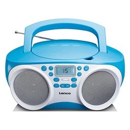 Lenco SCD-200 Radio FM con lettore CD/MP3 e Porta USB Blu