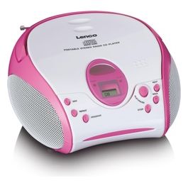 Lenco SCD-24kids Radio con Lettore CD per Bambini Rosa