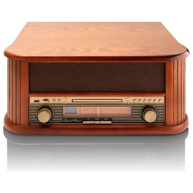 Lenco TCD-2550 Giradischi con Trasmissione a Cinghia Legno