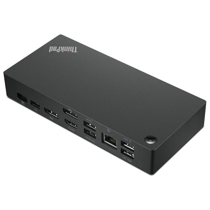 Lenovo 40AY0090IT Replicatore di Porte e Docking Station per Notebook Cablato Usb 3.2 Gen 1 Type-C Nero