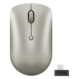 Lenovo 540 Mouse Wireless Compatto con Ricevitore Usb-C Sabbia