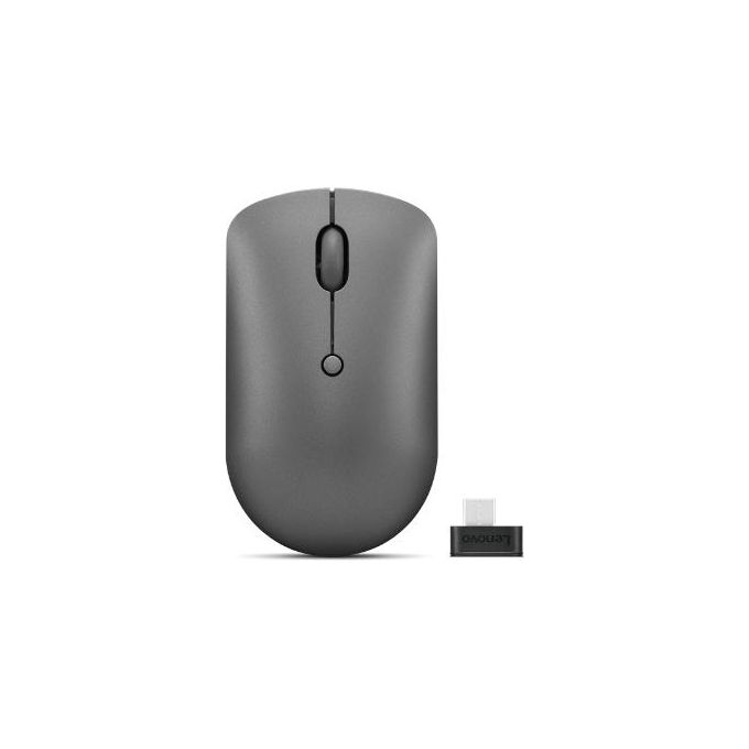 Lenovo 540 Mouse Wireless Compatto con Ricevitore Usb-C Grigio