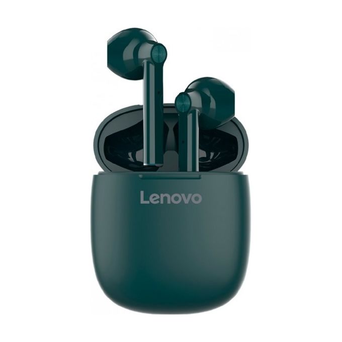 Lenovo Auricolari Bluetooth 5.0 Ipx5 Water Resistant Ht30 Verde Scuro