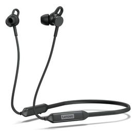 Lenovo Auricolari con Microfono In-Ear Fascetta a Collare Bluetooth senza Fili Nero