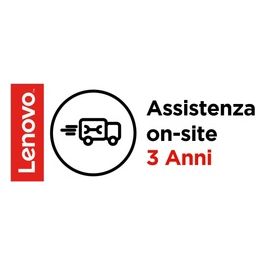 Lenovo Estensione Garanzia notebook (elettronica) 3y on site per notebook thinkpad solo Alcuni Modelli (base Warrantyrci)