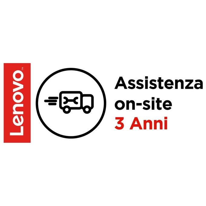Lenovo Estensione Garanzia pc (elettronica) 3y on site 5x9 solo Alcuni Modelli (base Warrantyr)