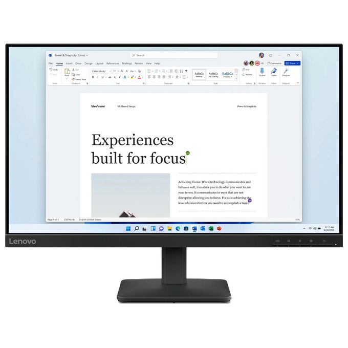 Lenovo L24-4e Monitor 24'' FHD IPS 100Hz FreeSync