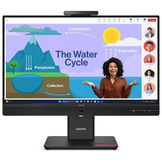 Lenovo T24D-4V Monitor PC 23,8" Full HD IPS (Nero)