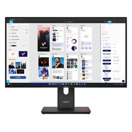 Lenovo, Monitor LED 31.5" 4K Ultra HD, ThinkVision T32UD-40, Nero