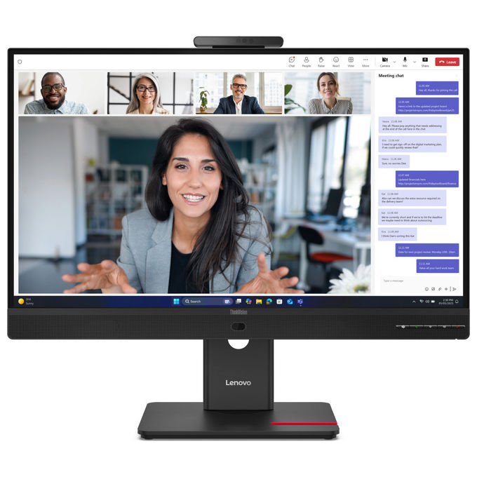 Lenovo Thinkvision T24V-4V 64B6MAT1EU Monitor PC 23,8" Full HD IPS 120 Hz (Nero)
