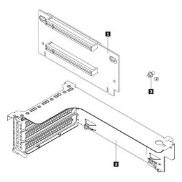 Riser 1 Kit Scheda Riser per ThinkSystem SR550/SR590/SR650