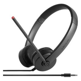 Stereo Analog Cuffia Padiglione Auricolare Connettore 3.5mm Nero