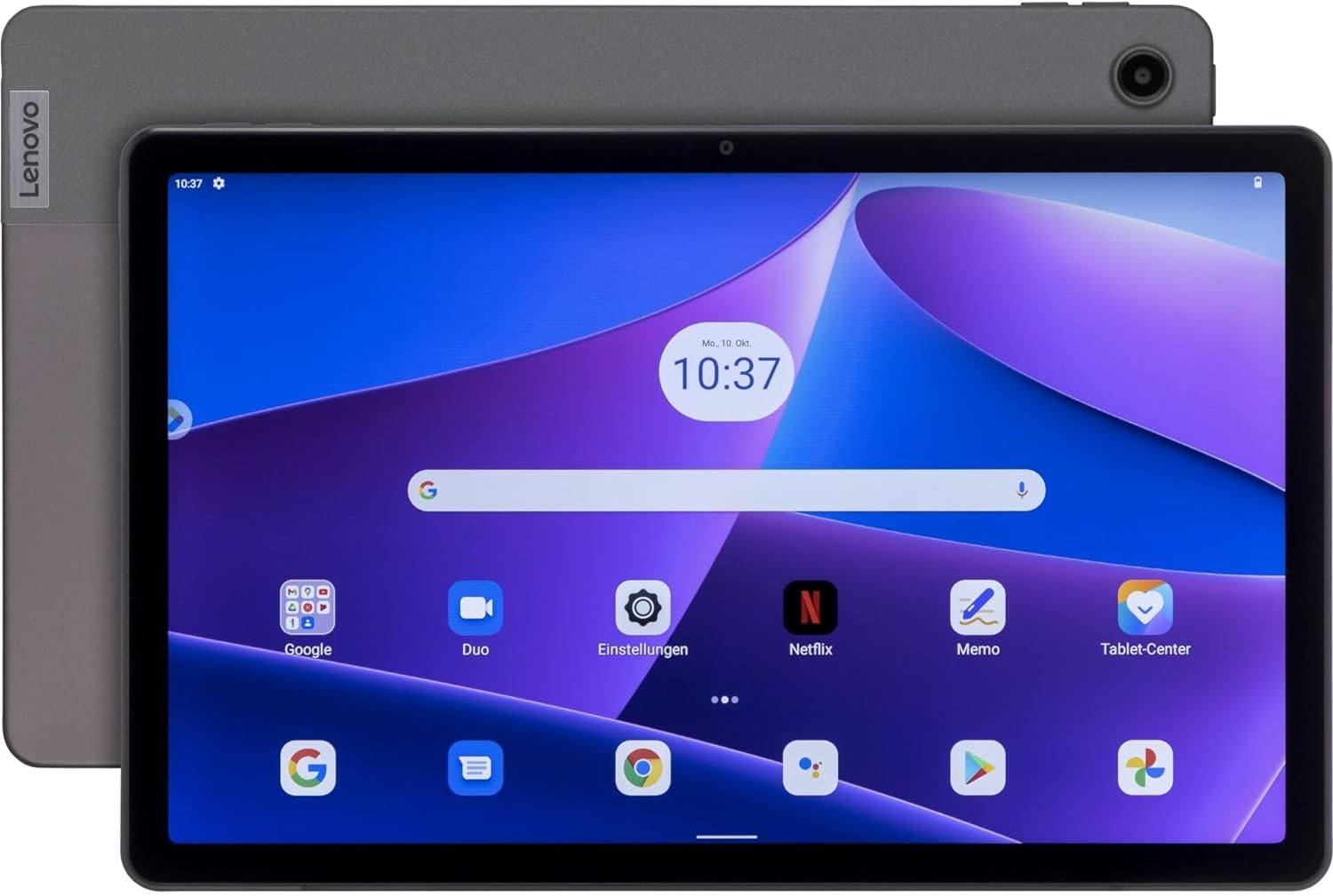 Lenovo Tab M10 Plus 3rd Gen – Tablet 10,6" 2K, 4GB RAM, 128GB, Wi-Fi + 4G, Processore Qualcomm Snapdragon, Android 12, Colore Grigio