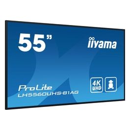 LH5560UHS-B1AG Visualizzatore di Messaggi Pannello a Digitale 55" Led Wi-fi 500 Cd/m² 4k Ultra Hd Nero Processore Integrato Android 11 24/7