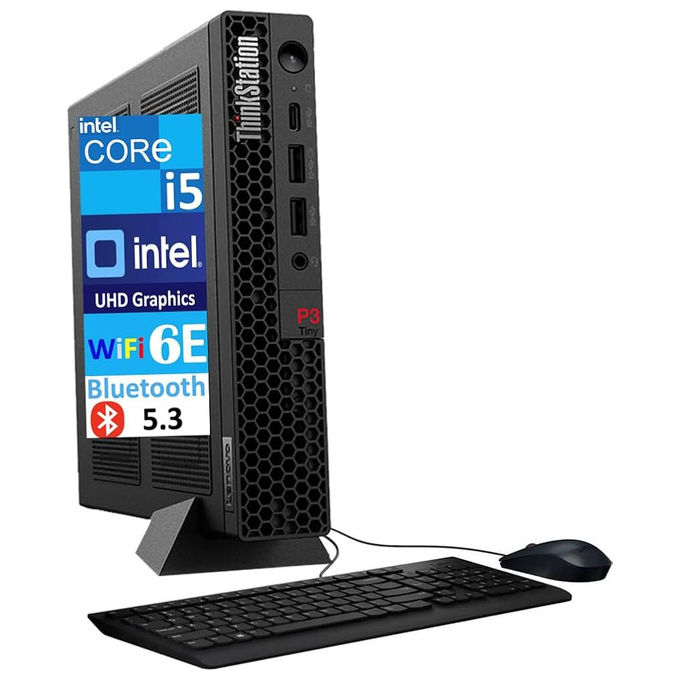 Lenovo ThinkStation P3 Tiny Workstation AI PC Ultra5-235 vPro 16GB DDR5 1TB SSD Windows 11 Pro