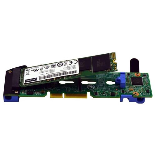 Lenovo ThinkSystem M.2 Mirroring Enablement Kit Storage controller M.2 SATA 6Gb/s 600 MBps per ThinkSystem SD530, SN550, SR550, SR630