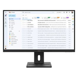 ThinkVision E27-40, Monitor LED 27" Full HD, IPS, Nero