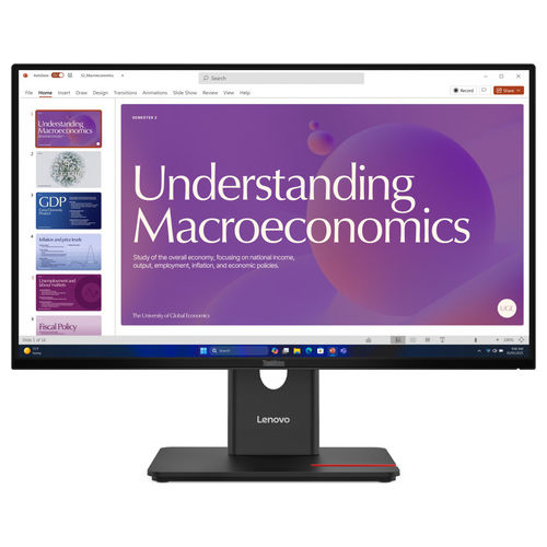ThinkVision T24D-40 64B9GAT1EU Monitor LED 23.8" Full HD LCD Nero