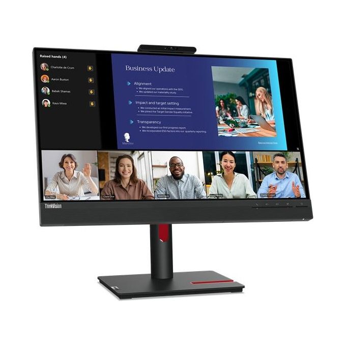 Lenovo ThinkVision T24v-30 LED Display 23.8" 1920x1080 Pixel Full HD Nero