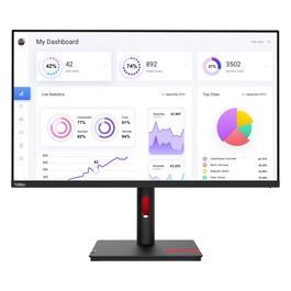 ThinkVision T32p-30 LED Display 31.5" 3840x2160 Pixel 4K Ultra HD Nero