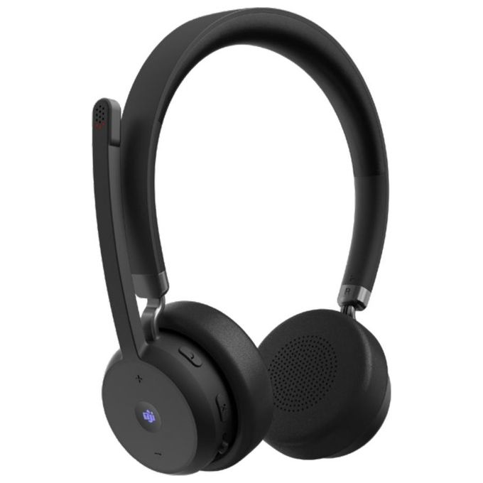 Lenovo Wireless VoIP Headset Auricolare a Padiglione Ufficio Bluetooth Nero