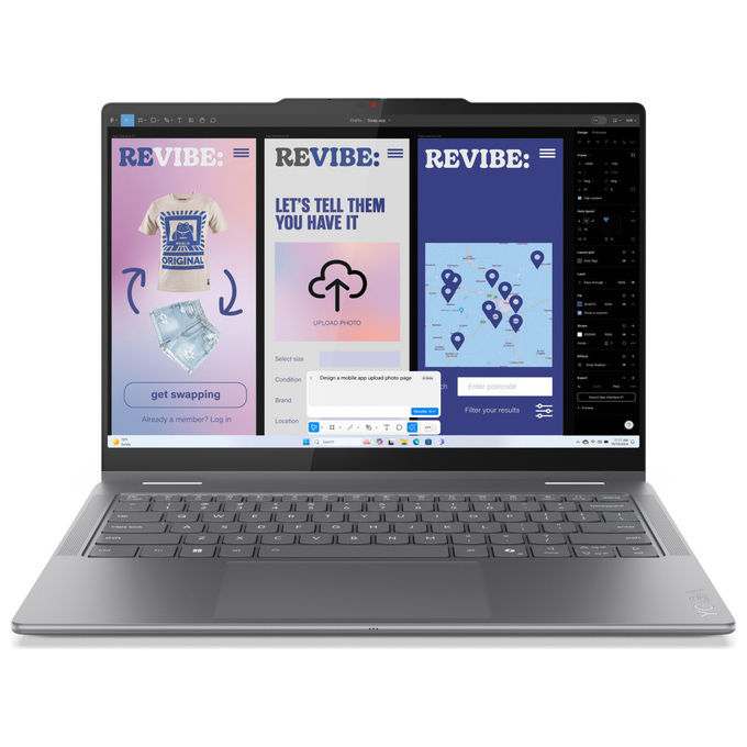 Image of Lenovo Yoga 7i Convertibile 14'' OLED Intel Core Ultra 7 16GB 512GB Windows 11 Grigio