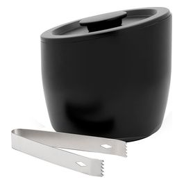 Secchio Ghiaccio 2.5 Litri Doppia Parete Nero Opaco