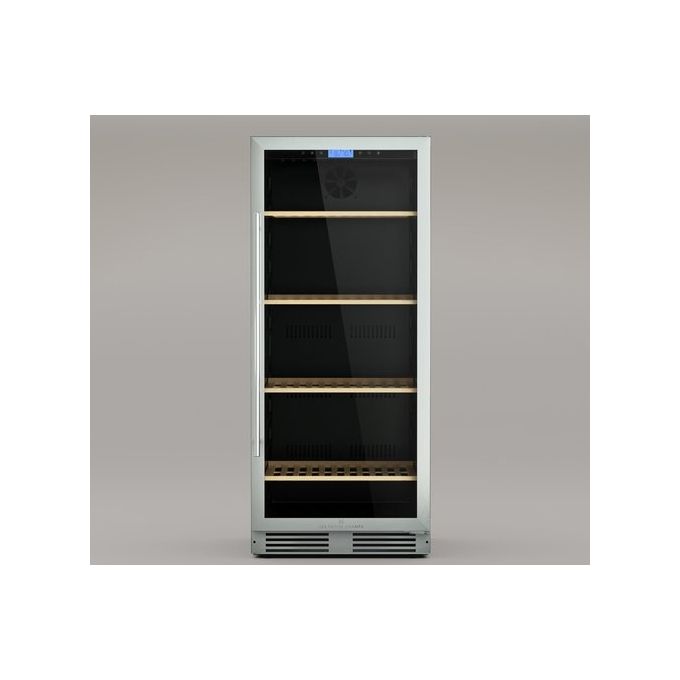 Les Petits Champs CAVCE160 Cantinetta Vino da Incasso 160 bottiglie Classe energetica G con Compressore una zona 5-20C 140 cm Acciaio