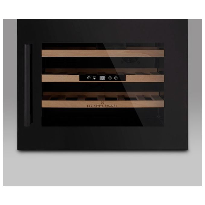 Les Petits Champs CAVCIB24 Cantinetta Vino da Incasso 24 bottiglie Classe energetica G con Compressore Temperatura 5-22C 46 cm Nero