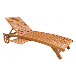 Lettino C/Ruote per Giardino Comfort e Praticità in Piscine e Campeggio