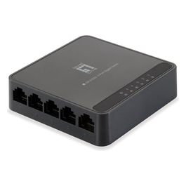 Level One GEU-0522 Switch di Rete 5-Porte Gigabit Ethernet 10/100/1000 Nero