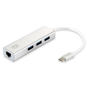 Level One USB-0504 Scheda di Rete e Adattatore Gigabit USB-C Ethernet 1000 Mbit/s