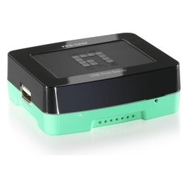 LevelOne FPS-1032 Server di Stampa LAN Ethernet Nero/Verde
