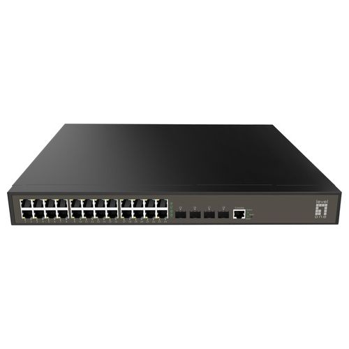 LevelOne GEL-2871 Switch di Rete Gestito L2 Gigabit Ethernet 10/100/1000 1U Nero