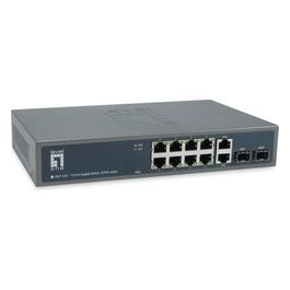 LevelOne GEP-1221 Switch di Rete Non Gestito Gigabit Ethernet 10/100/1000 Supporto Power Over Ethernet Nero