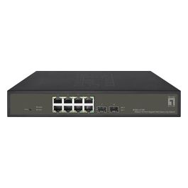 LevelOne GES-2110P Switch di Rete Gestito L2 Gigabit Ethernet 10/100/1000 Supporto Power over Ethernet Nero