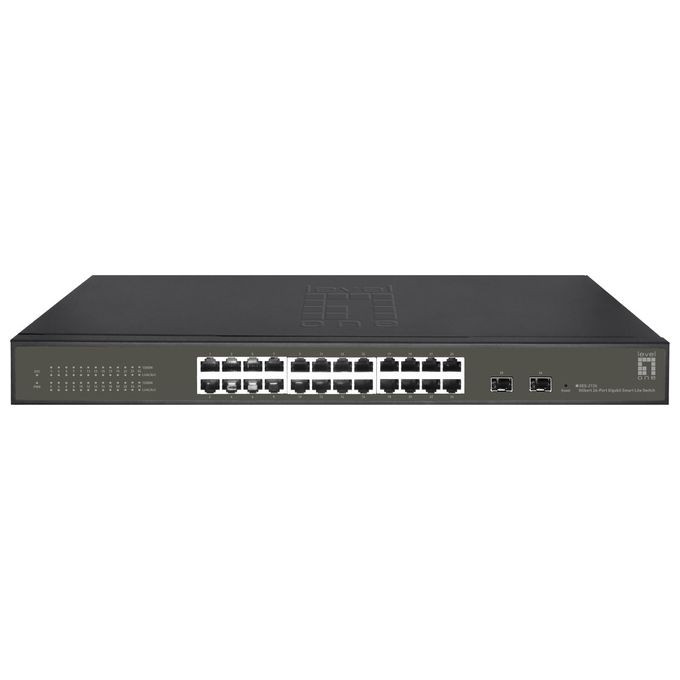 LevelOne GES-2126 Switch di Rete Gestito L2 Gigabit Ethernet 10-100-1000 Nero