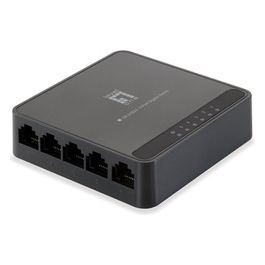 LevelOne GEU-0522 Switch di Rete 5 Porte Gigabit Ethernet (10/100/1000) Nero
