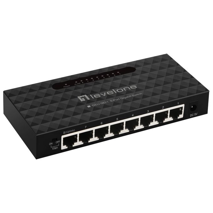 LevelOne GEU-0821 Switch di Rete Gestito Gigabit Ethernet 10-100-1000