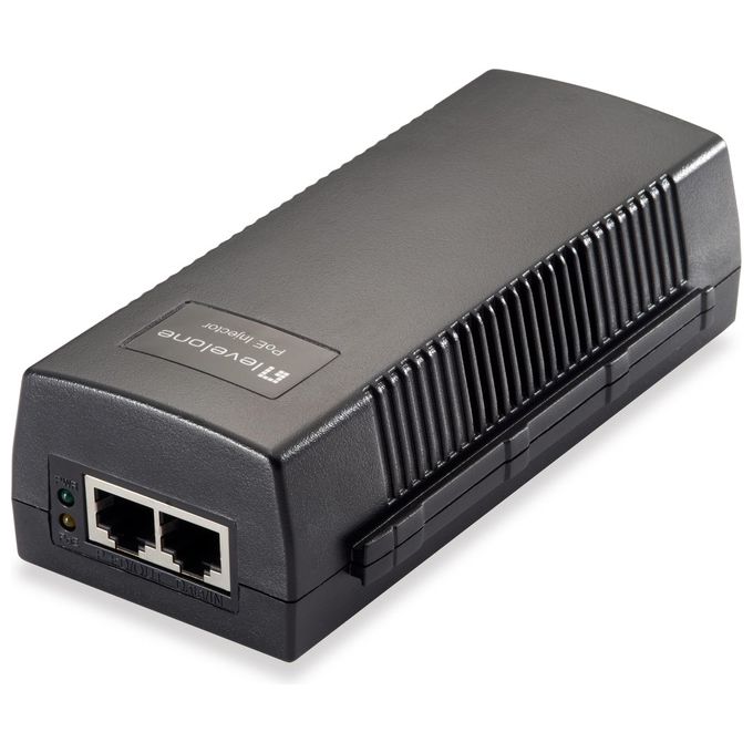 LevelOne POI-3010 Adattatore Poe e Iniettore Fast Ethernet Gigabit Ethernet 52 V