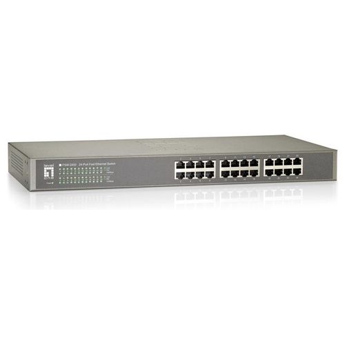 Levelone Switch Fsw-2450 Fast Ethernet 24 Port New Line