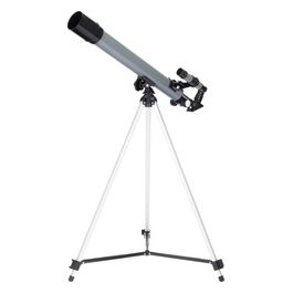 Levenhuk Blitz 50 BASE Telescopio Rifrattore Portatile da 50mm per Ragazzi e Principianti con Treppiede e un Set di Accessori Ben Bilanciato