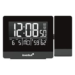 Termometro Digitale Wezzer Base L70 con Proiezione Girevole dell'Ora Calendario e Orologio