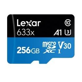 Lexar 633x 256Gb MicroSDXC UHS-I Classe 10