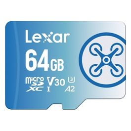 Lexar 933070 Memoria microSDxc 64Gb HC Fly Uhs-i a2 v30